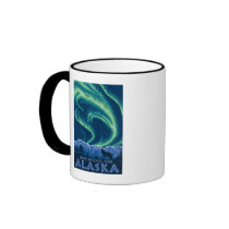 Northern Lights - Denali National Park, Alaska Mugs