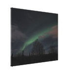 Northern Lights in Boreal Forest Canvas Prints