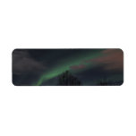 Northern Lights in Boreal Forest Return Address Label