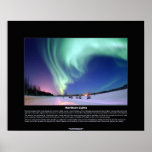 Northern Lights Over Bear Lake, Alaska Poster posters