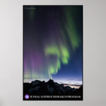 Northern Lights over the Juneau Icefield Posters
