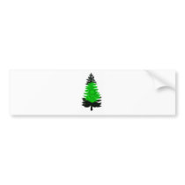 Northern Lights Pine Bumper Stickers