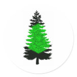 Northern Lights Pine stickers