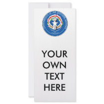 Northern Mariana Islands Coat of Arms Rack Card Template