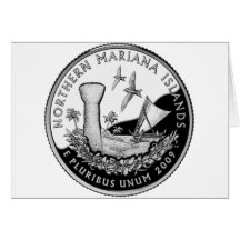 Northern Mariana Islands state quarter. Cards