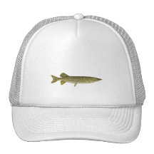 Northern Pike Art Mesh Hats