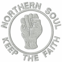 Northern Soul Embroidered keep the faith hoody