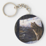Northern Timber Wolf Keychains