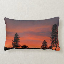 Northwest Sunset Throw Pillow pillows