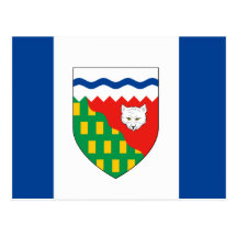 NORTHWEST TERRITORIES FLAG POSTCARD