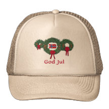 Norway Christmas 2 Mesh Hats
