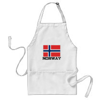 Norway Flag aprons