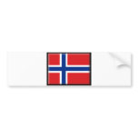 Norway Flag bumper stickers