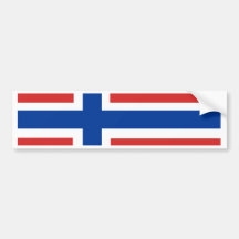 Norway Flag Bumper Stickers