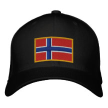 Norway Flag Embroidered Baseball Caps