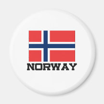 Norway Flag Fridge Magnet