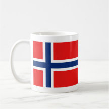 Norway Flag ~ Map Mug