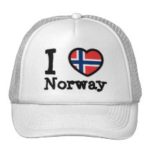 Norway Flag Mesh Hat