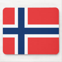 Norway Flag Mouse Pad