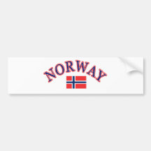 Norway football design bumper stickers