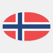 Norway/Norwegian Flag Stickers