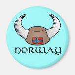 Norway Viking Hat Fridge Magnet