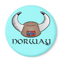 Norway Viking Hat magnets