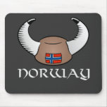 Norway Viking Hat Mouse Pads