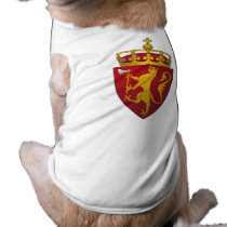 "Norwegian Coat of Arms" Doggie T-shirt