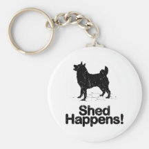 Norwegian Elkhound Keychain