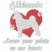 Norwegian Elkhounds Leave Paw Prints