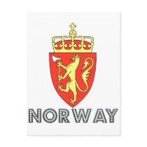 Norwegian Emblem Post Card