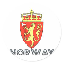 Norwegian Emblem Sticker