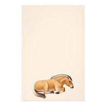 Norwegian Fjord Horse at Rest Stationery
