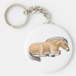 Norwegian Fjord Horse Keychain