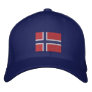 Norwegian Flag Embroidered Hats