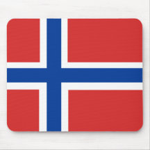 Norwegian Flag Mouse Mats
