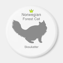 Norwegian Forest Cat g5 冷蔵庫用マグネット