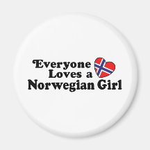 Norwegian Girl Magnet