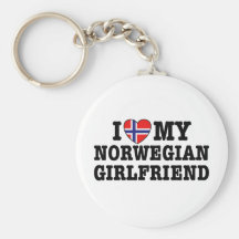 Norwegian Girlfriend Keychains