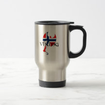 Norwegian Norse Norge Norway flag Axe Mug