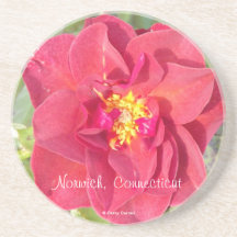 Norwich, Connecticut Beverage Coaster