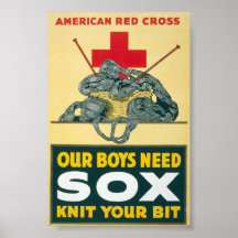 Nos chaussettes du besoin de garçons - tricotez vo posters
