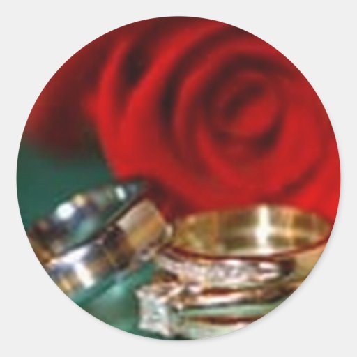 Nos fermetures d'enveloppe de mariage autocollants