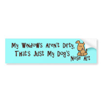 Nose Art Bumper Sticker bumper stickers