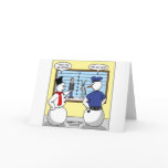 Noseless Snowman Bunny Suspect Gifts & Tees Greeting Card
