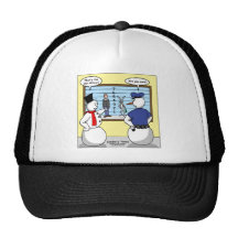 Noseless Snowman Bunny Suspect Gifts & Tees Mesh Hats