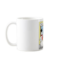 Noseless Snowman Bunny Suspect Gifts & Tees Mug