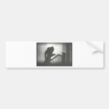 Nosferatu Crawling the Stairs Bumper Stickers