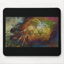 Nosferatu Dawn Negative Skull Mousepads